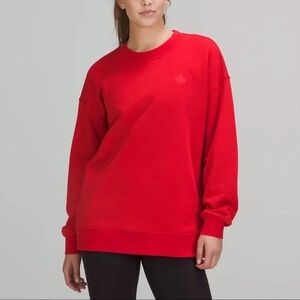 Lululemon Team Canada Perfectly Oversized Crew Sweatshirt – Crimson Red – 4 #83